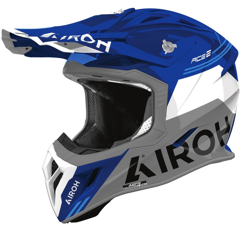 Airoh Aviator ACE 2 Fury motokrossz bukósisak fényes kék