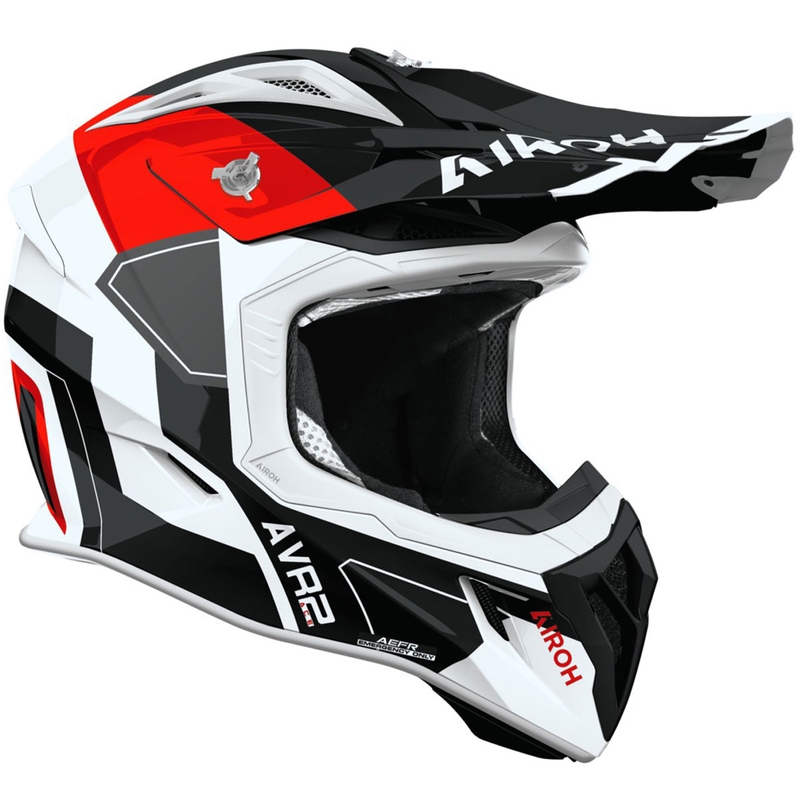 Airoh Aviator ACE 2 Shield motokrossz bukósisak fényes piros