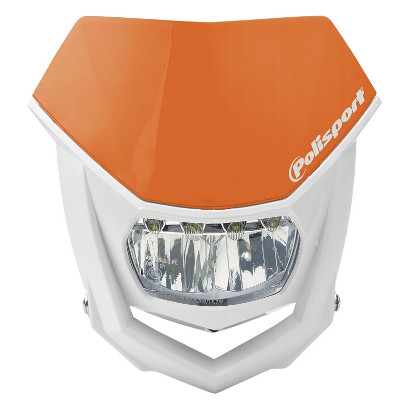 Fejidom lámpával POLISPORT HALO LED with LED narancssárga