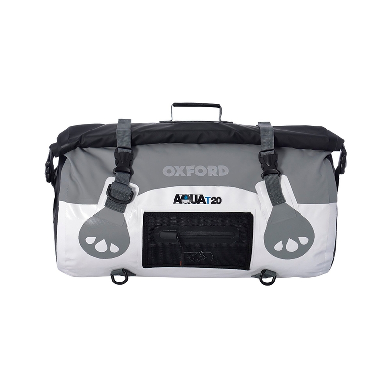 Vízálló táska Oxford Aqua20 Roll Bag fehér-szürke