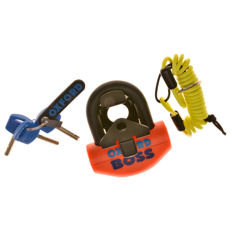 Lock Oxford Boss U profil narancs-fekete 12,7 mm