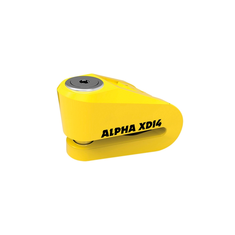 Zámek kotoučové brzdy Oxford Alpha XD14 žlutý
