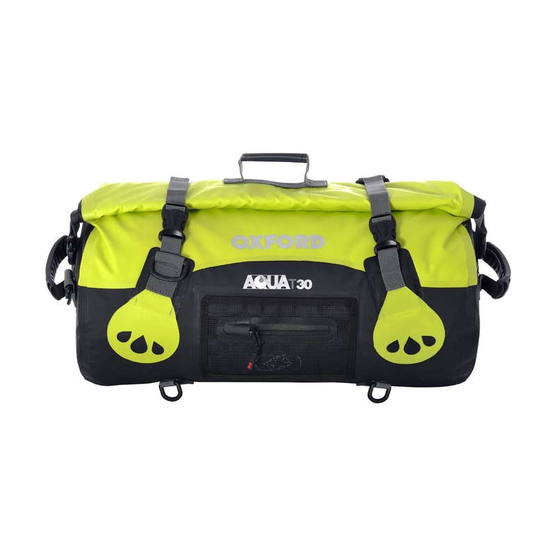 Vízálló táska Oxford Aqua30 Roll Bag fekete-fluo sárga