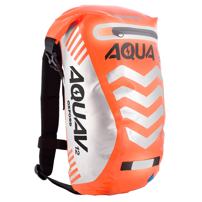 Vízálló hátizsák Oxford Aqua V12 Extreme Visibility fluo narancs