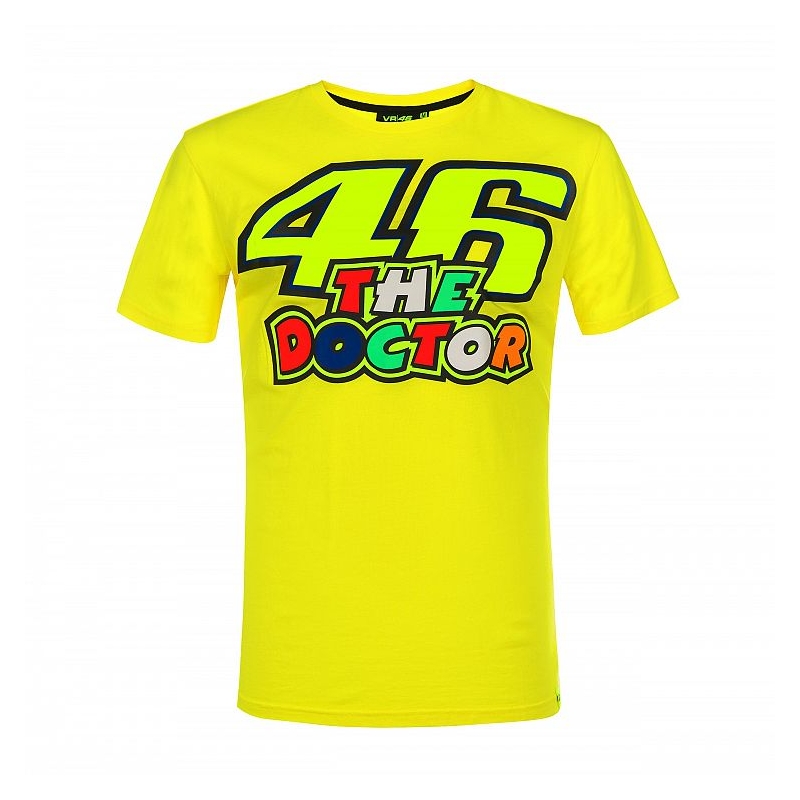Póló VR46 Valentino Rossi THE DOCTOR 46 sárga