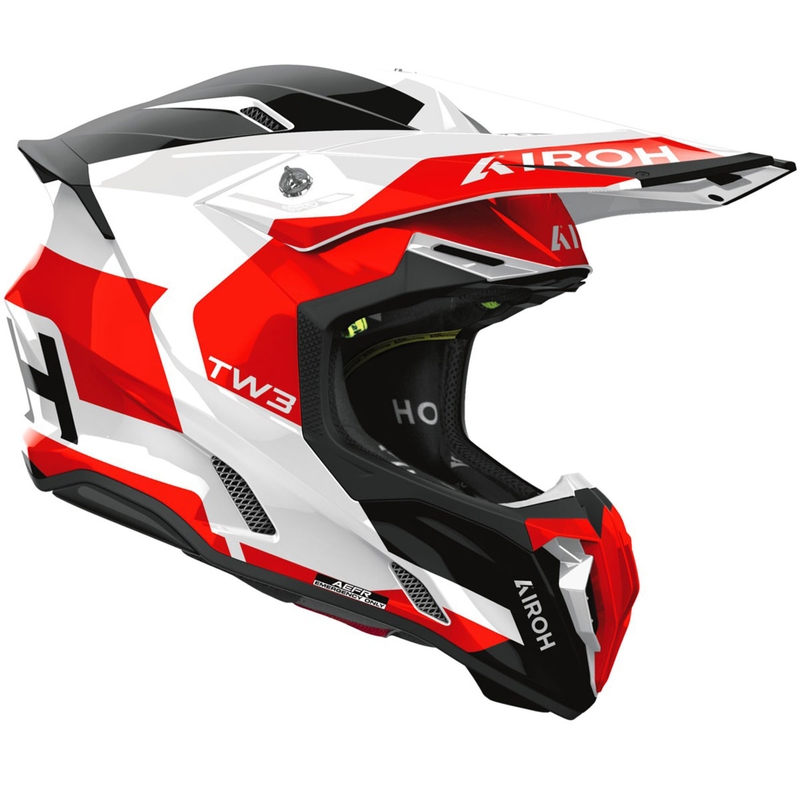 Airoh Twist 3 Fancy motokrossz bukósisak fényes piros