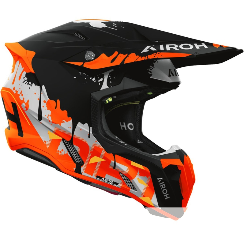 Airoh Twist 3 Dirt motokrossz bukósisak matt fekete-narancssárga