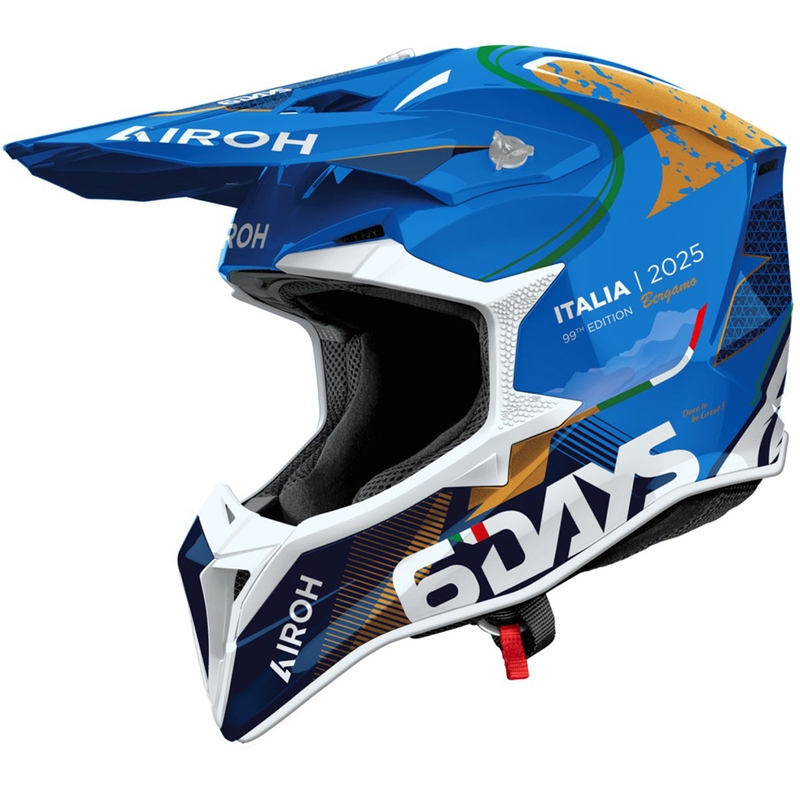 Airoh Wraaap 6DAYS ® ITALY motokrossz bukósisak fényes