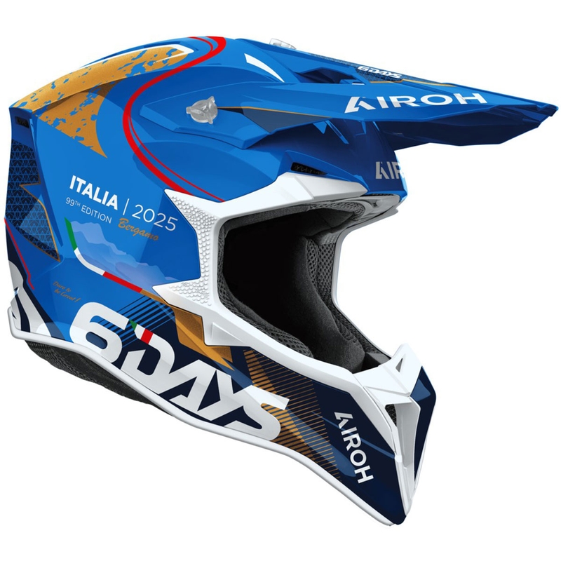 Airoh Wraaap 6DAYS ® ITALY motokrossz bukósisak fényes