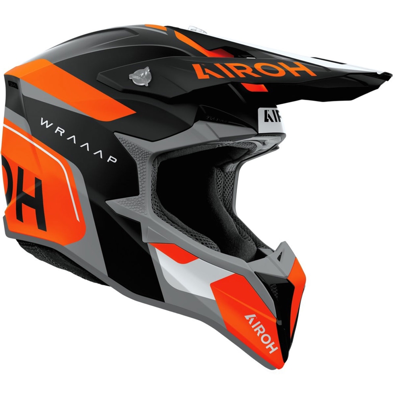 Airoh Wraaap Conquer motokrossz sisak matt narancssárga