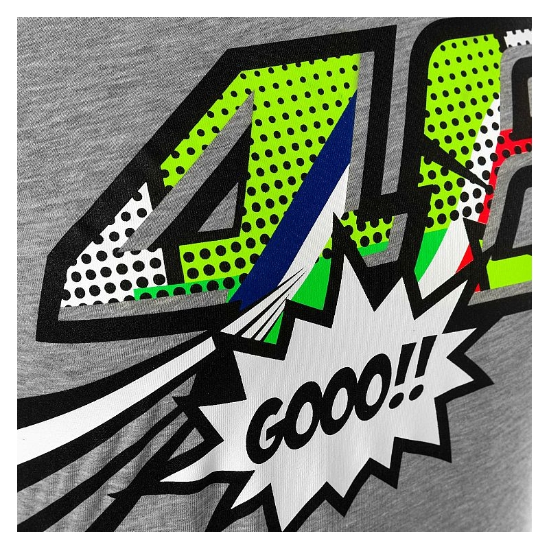 Női póló VR46 Valentino Rossi POP ART szürke kiárusítás