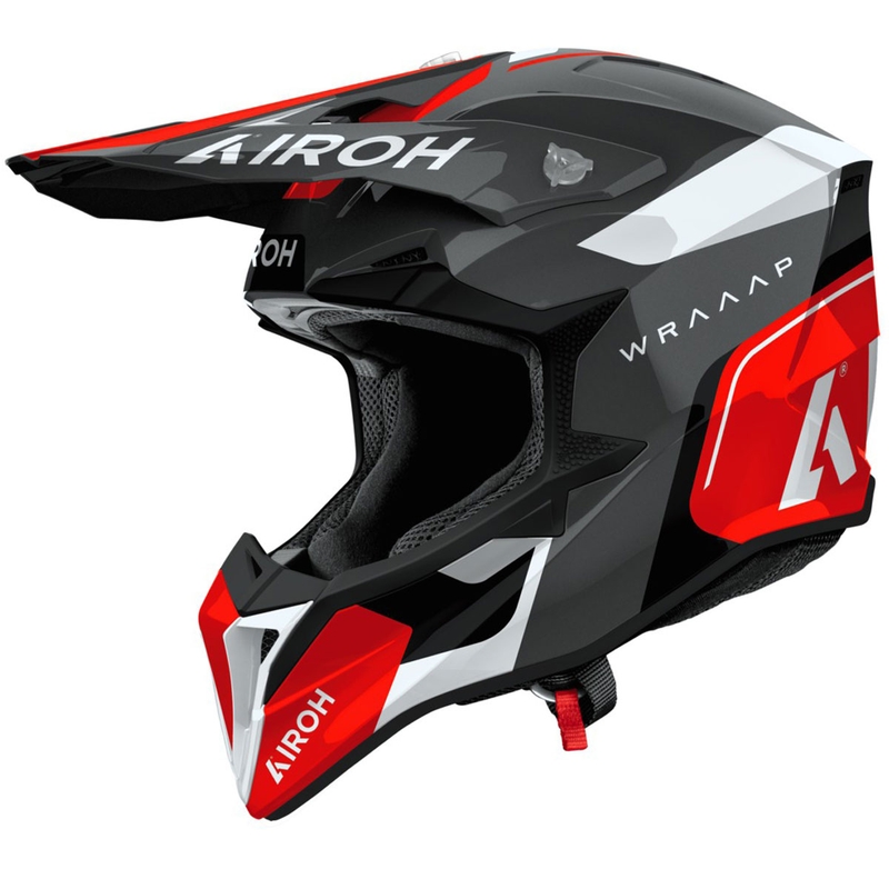 Airoh Wraaap Conquer motokrossz sisak fényes piros