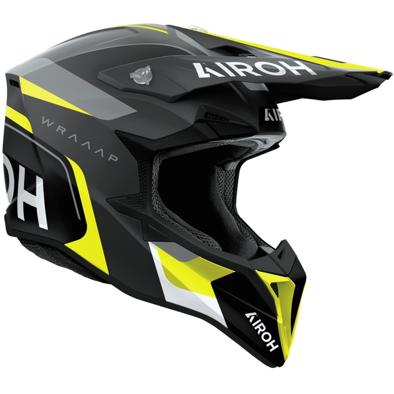 Airoh Wraaap Conquer motokrossz sisak matt sárga