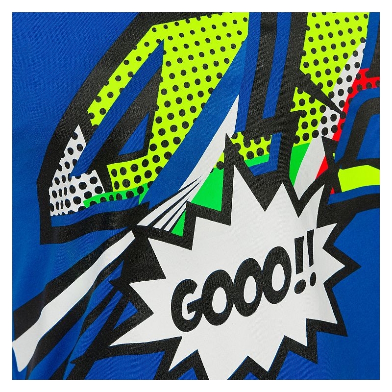 Női tank top VR46 Valentino Rossi POP ART kék