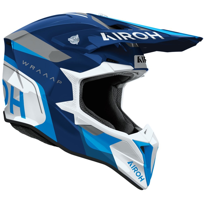 Airoh Wraaap Conquer motokrossz sisak fényes kék