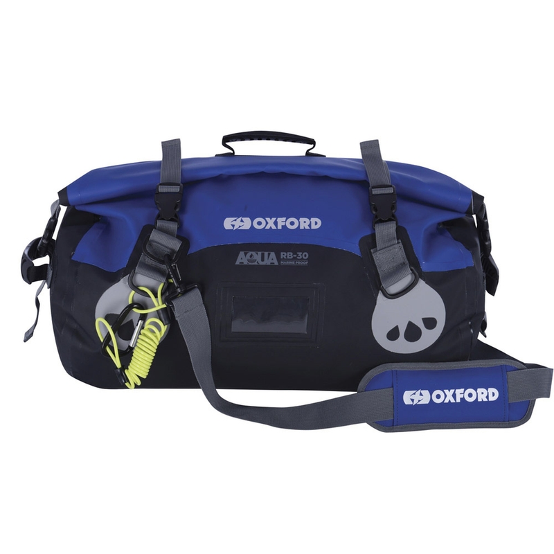 Vízálló táska Oxford Aqua RB-30 Roll Bag fekete-kék