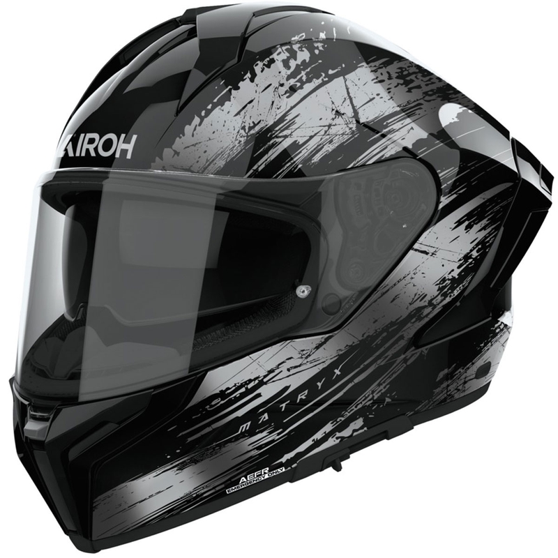 Airoh MATRYX Reflex zárt motoros bukósisak fényes szürke