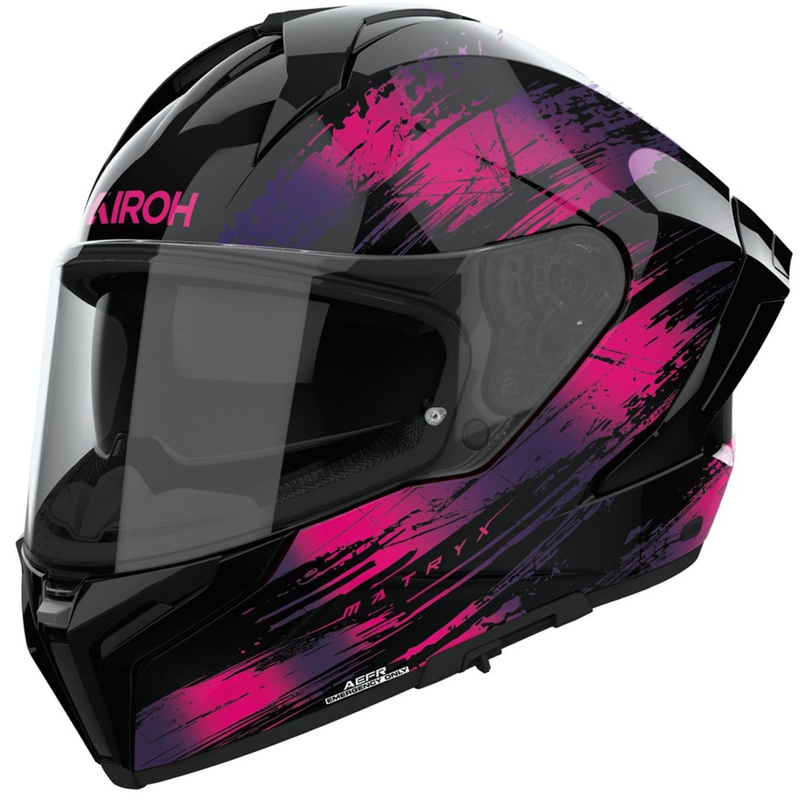 Airoh MATRYX Reflex zárt motoros bukósisak fényes lila