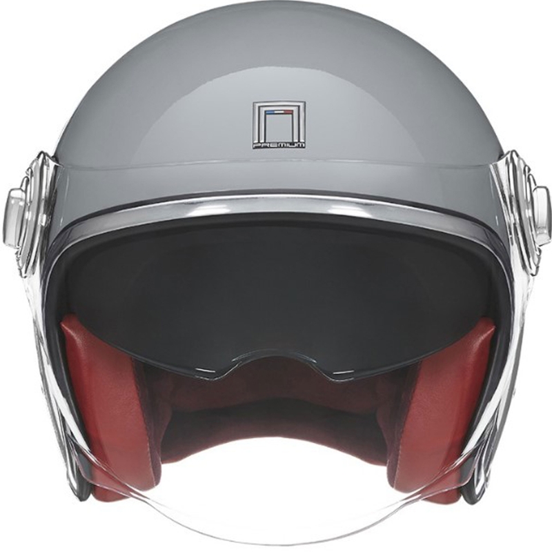 NOX PREMIUM Heritage nyitott motoros bukósisak szürke