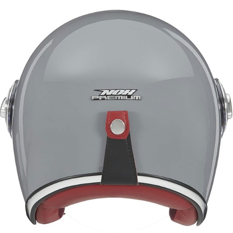 NOX PREMIUM Heritage nyitott motoros bukósisak szürke