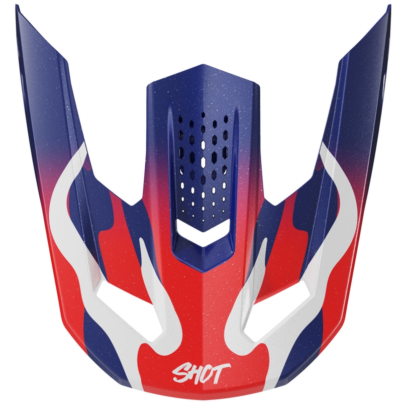 Sild a Shot Speed Beast sisakokhoz gyöngyházfényű kék-piros