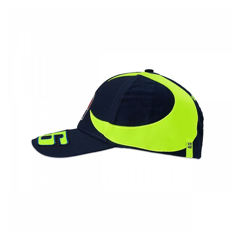 Gyermeksapka VR46 Valentino Rossi REPLICA SUN ÉS HOLD kék-sárga