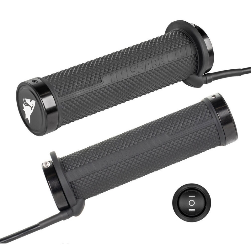 Shark Lock-On Heated Grips fűthető markolatok fekete