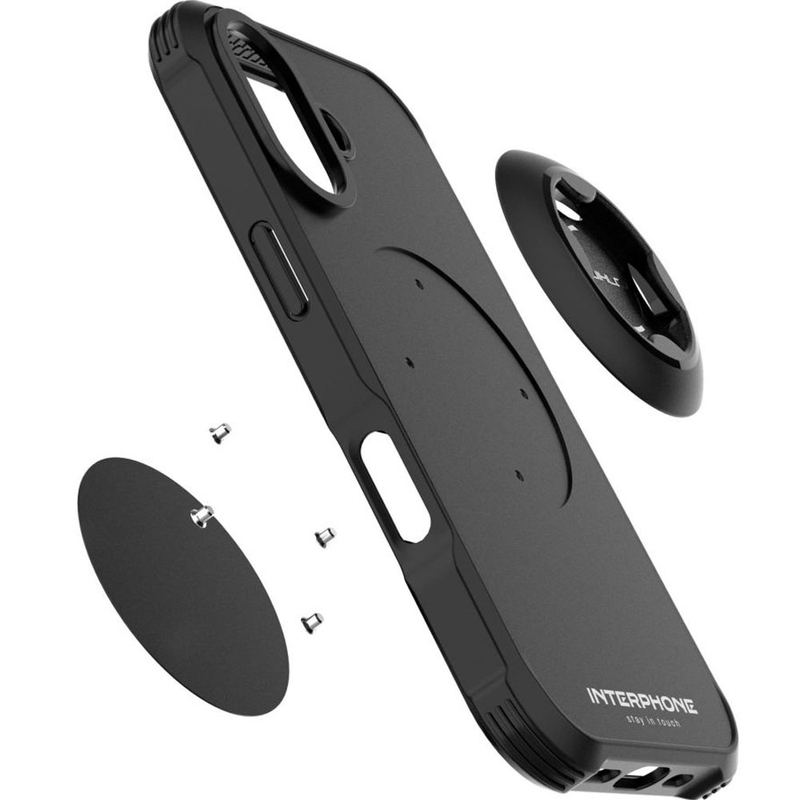 Interphone QUIKLOX Tetraforce-Apple iPhone 17 mobiltelefontok fekete