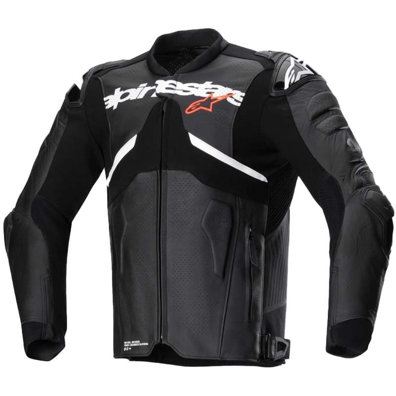 Alpinestars Atem 5 bőr motoros kabát fekete-fehér