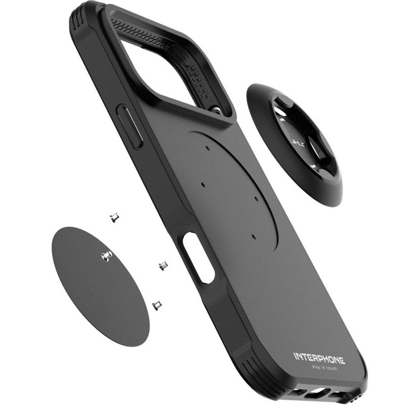 Interphone QUIKLOX Tetraforce-Apple iPhone 17 Pro Max mobiltelefontok fekete