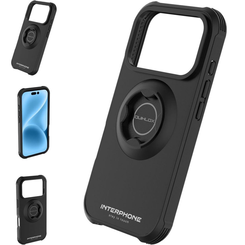 Interphone QUIKLOX Tetraforce-Apple iPhone 17 Pro Max mobiltelefontok fekete