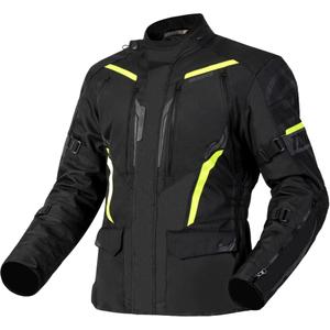 Ozone Tour III motoros kabát fekete-antracit-fluo sárga