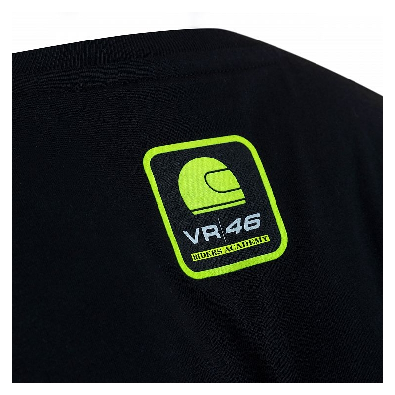 Póló VR46 Valentino Rossi RIDERS ACADEMY fekete