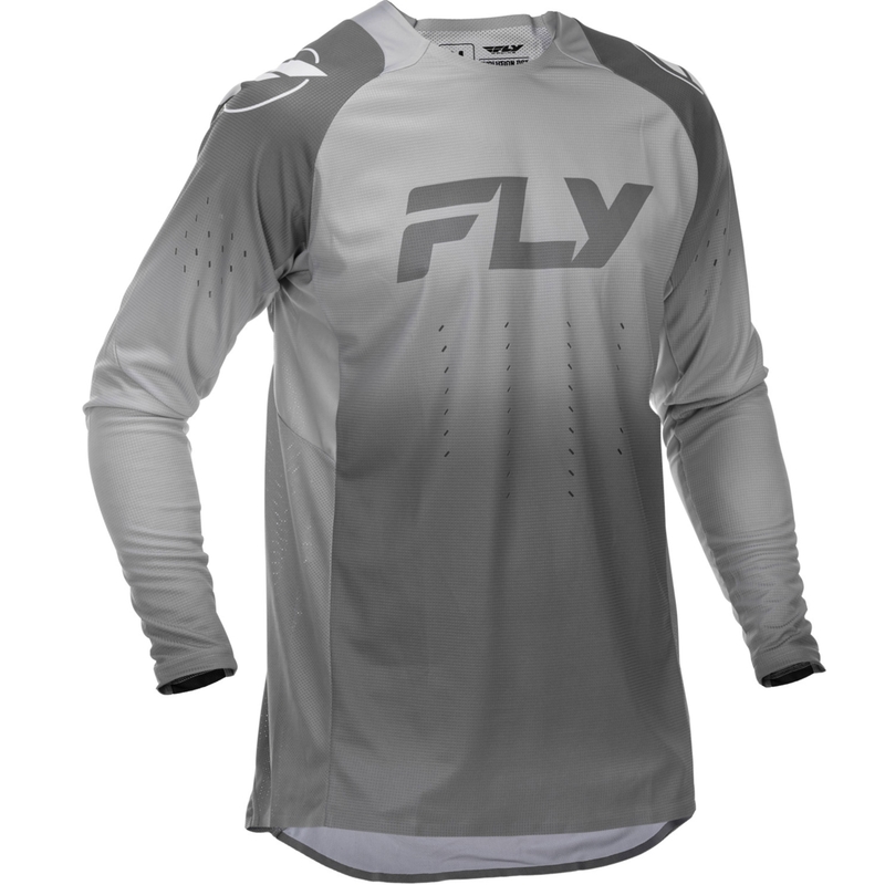 FLY Racing Evolution motokrossz mez fehér-szürke
