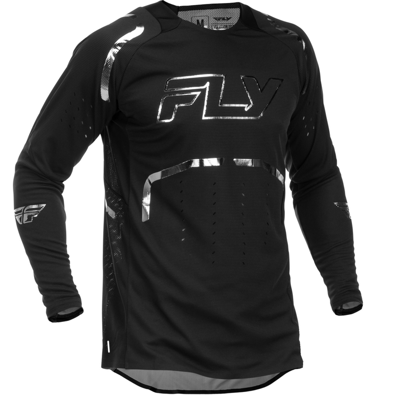 FLY Racing Evolution SA motokrossz mez fekete-ezüst