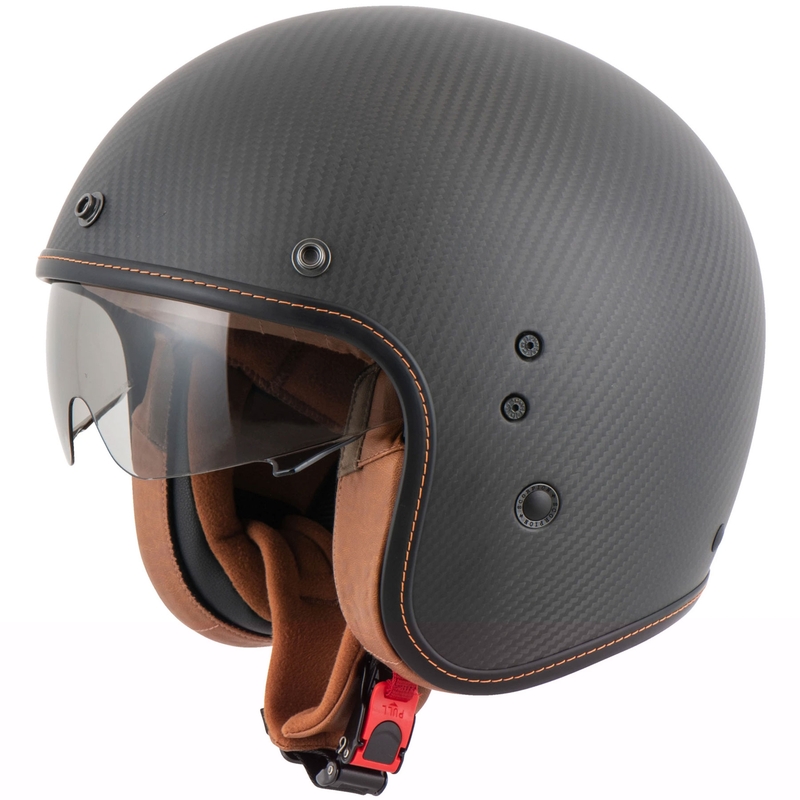 Scorpion Belfast Evo Carbon nyitott sisak matt fekete
