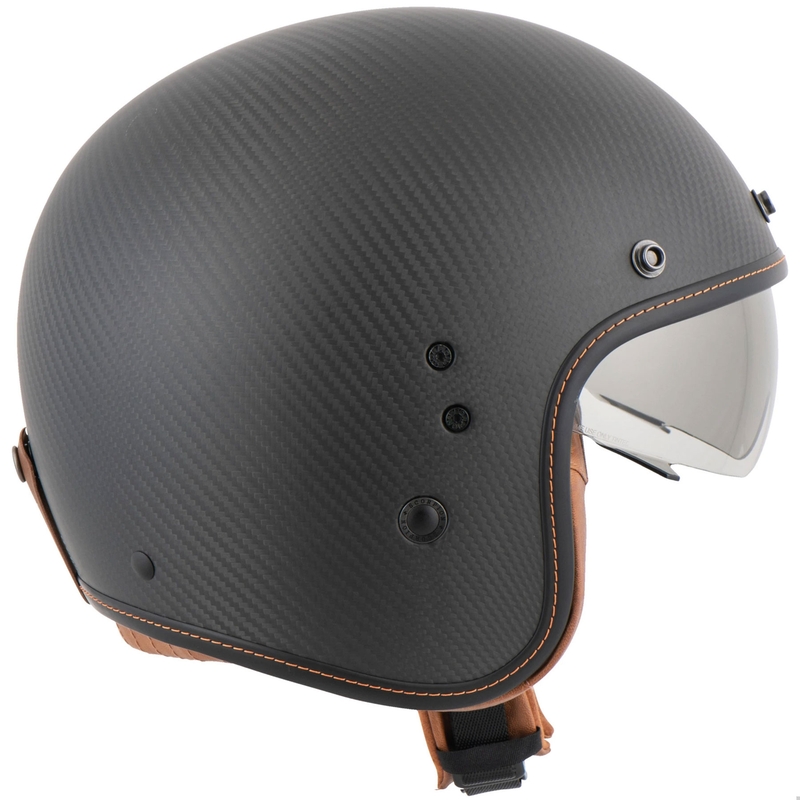 Scorpion Belfast Evo Carbon nyitott sisak matt fekete