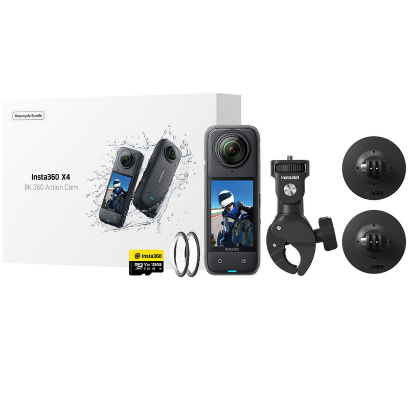 Insta360 X4 Motorcycle Bundle akciókamera fekete