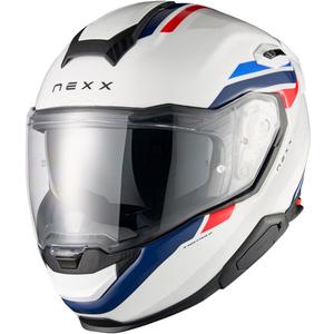 Integrální helma na motorku Nexx X.TR Quanta bílo-modrá