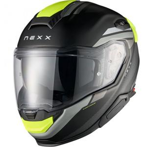 Integrální helma na motorku Nexx X.TR Quanta matná černo-fluo žlutá