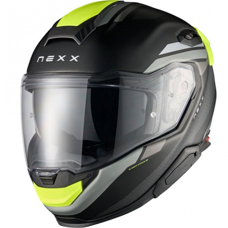 Nexx X.TR Quanta zárt motoros bukósisak matt fekete-fluo sárga