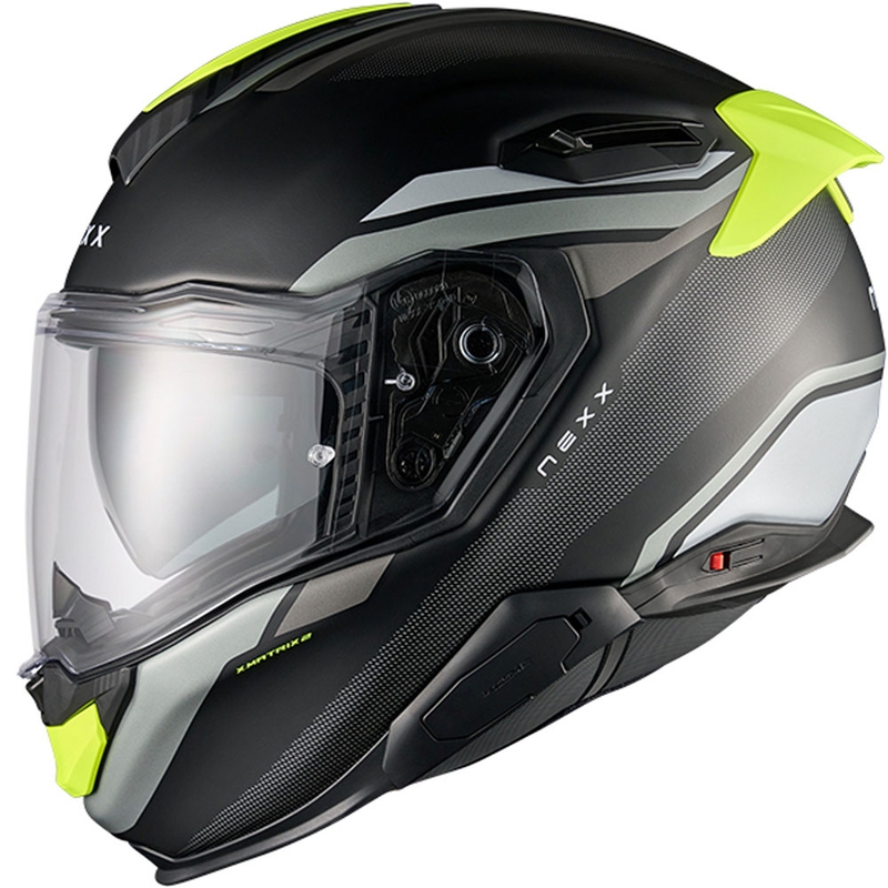 Nexx X.TR Quanta zárt motoros bukósisak matt fekete-fluo sárga