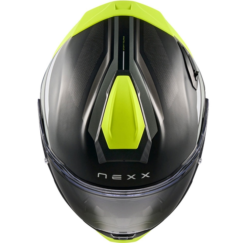 Nexx X.TR Quanta zárt motoros bukósisak matt fekete-fluo sárga