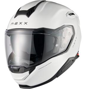 Integrální helma na motorku Nexx X.TR Plain bílá