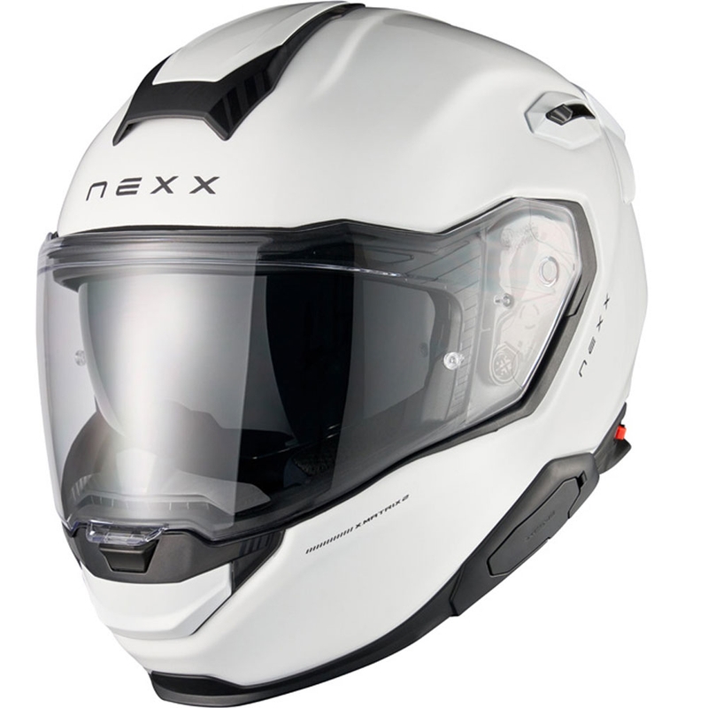 Nexx X.TR Plain zárt motoros bukósisak fehér
