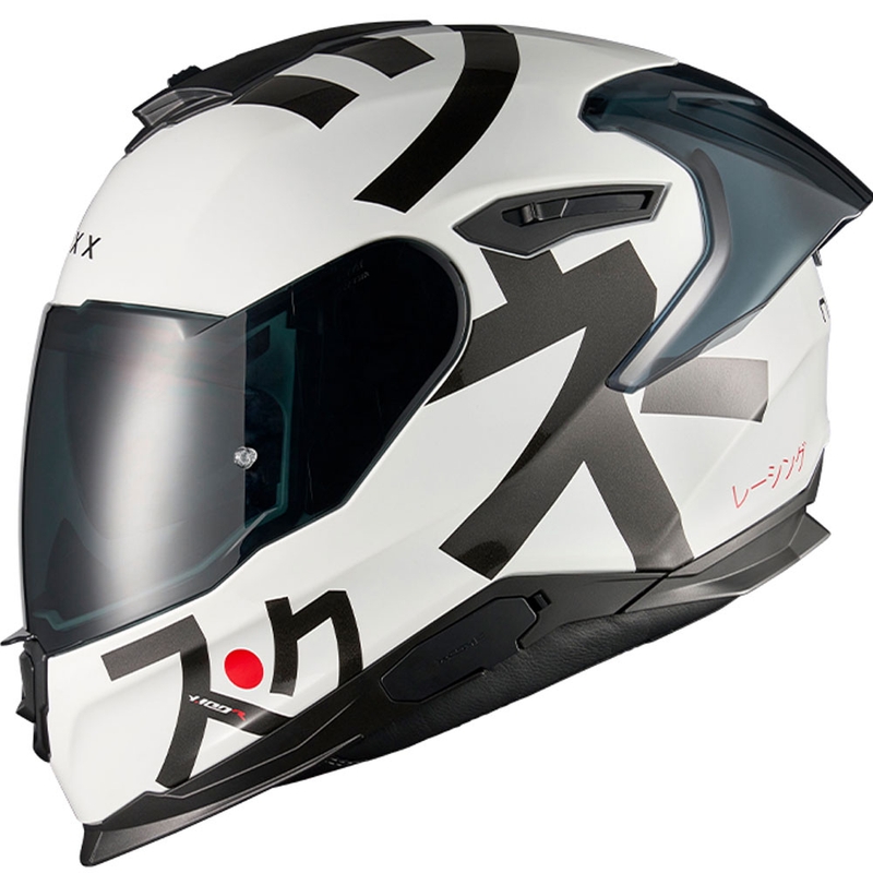 Nexx Y.100R Nippon zárt motoros bukósisak fehér