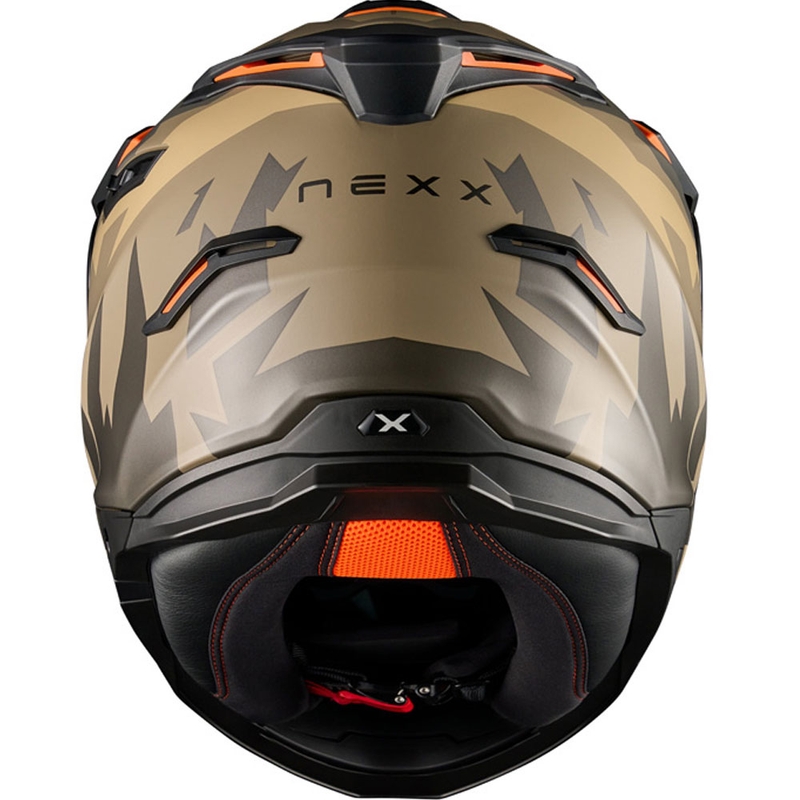 NEXX Y.TRAVL Primal enduro motoros bukósisak matt homokos-szürke