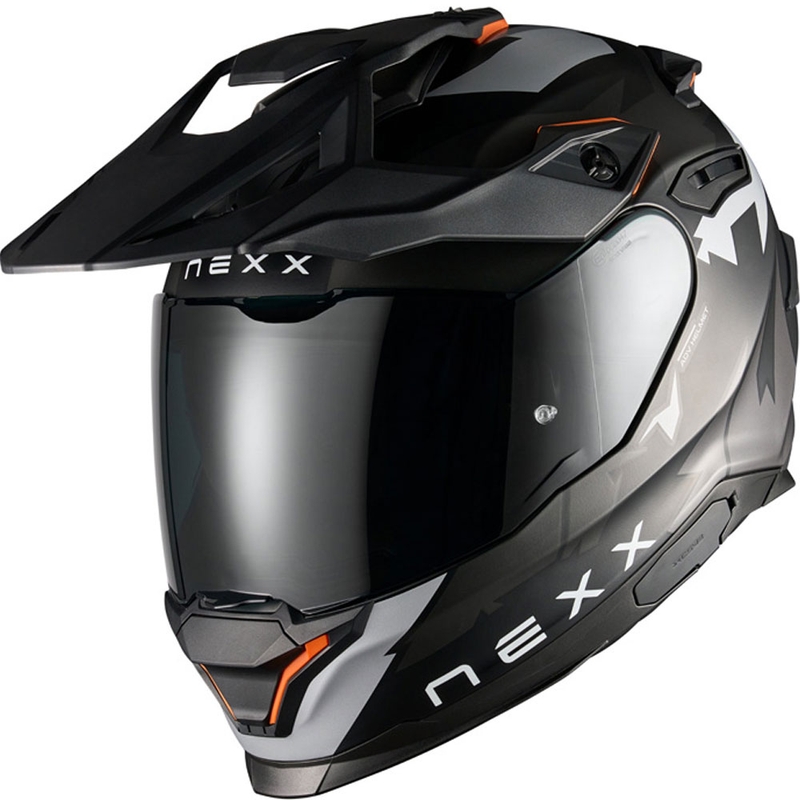 NEXX Y.TRAVL Primal enduro motoros bukósisak matt fekete-szürke