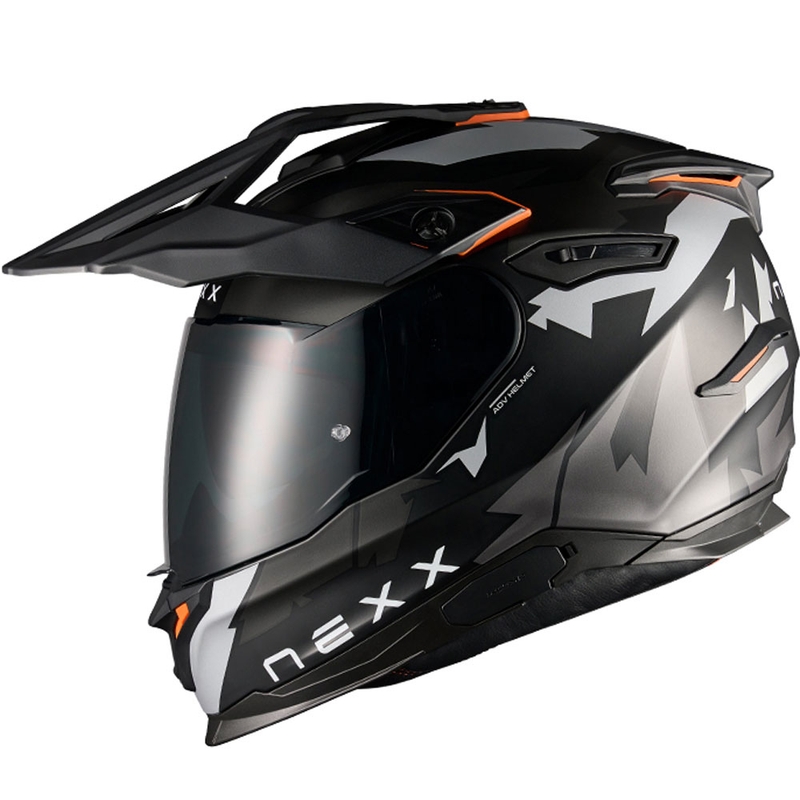 NEXX Y.TRAVL Primal enduro motoros bukósisak matt fekete-szürke