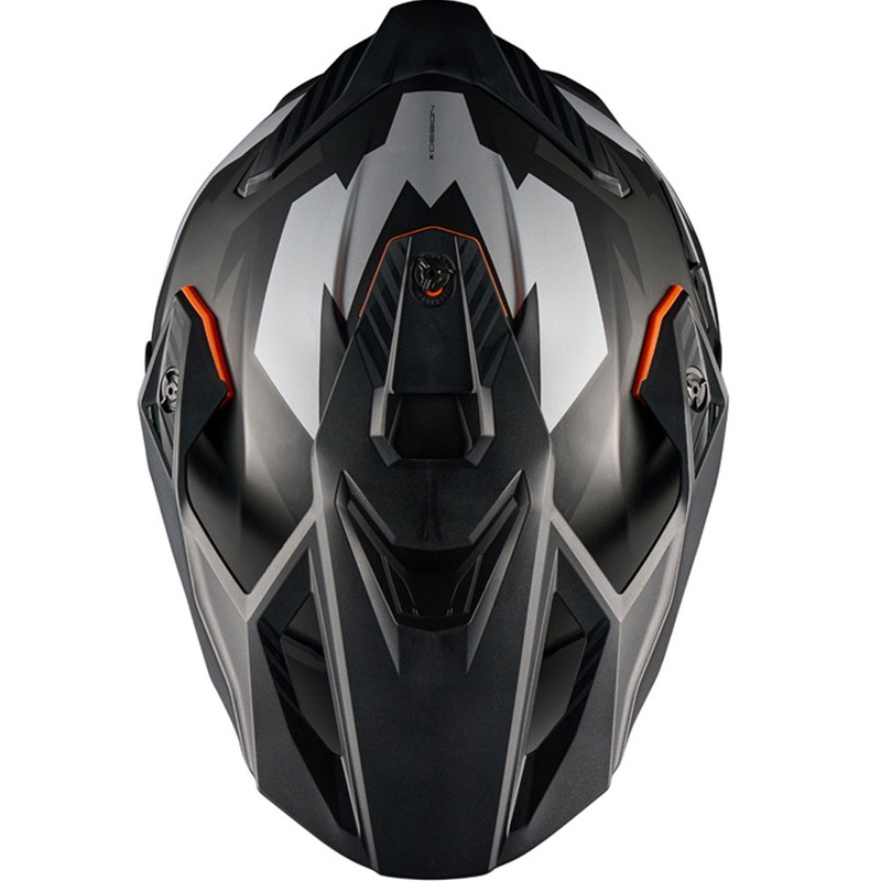 NEXX Y.TRAVL Primal enduro motoros bukósisak matt fekete-szürke